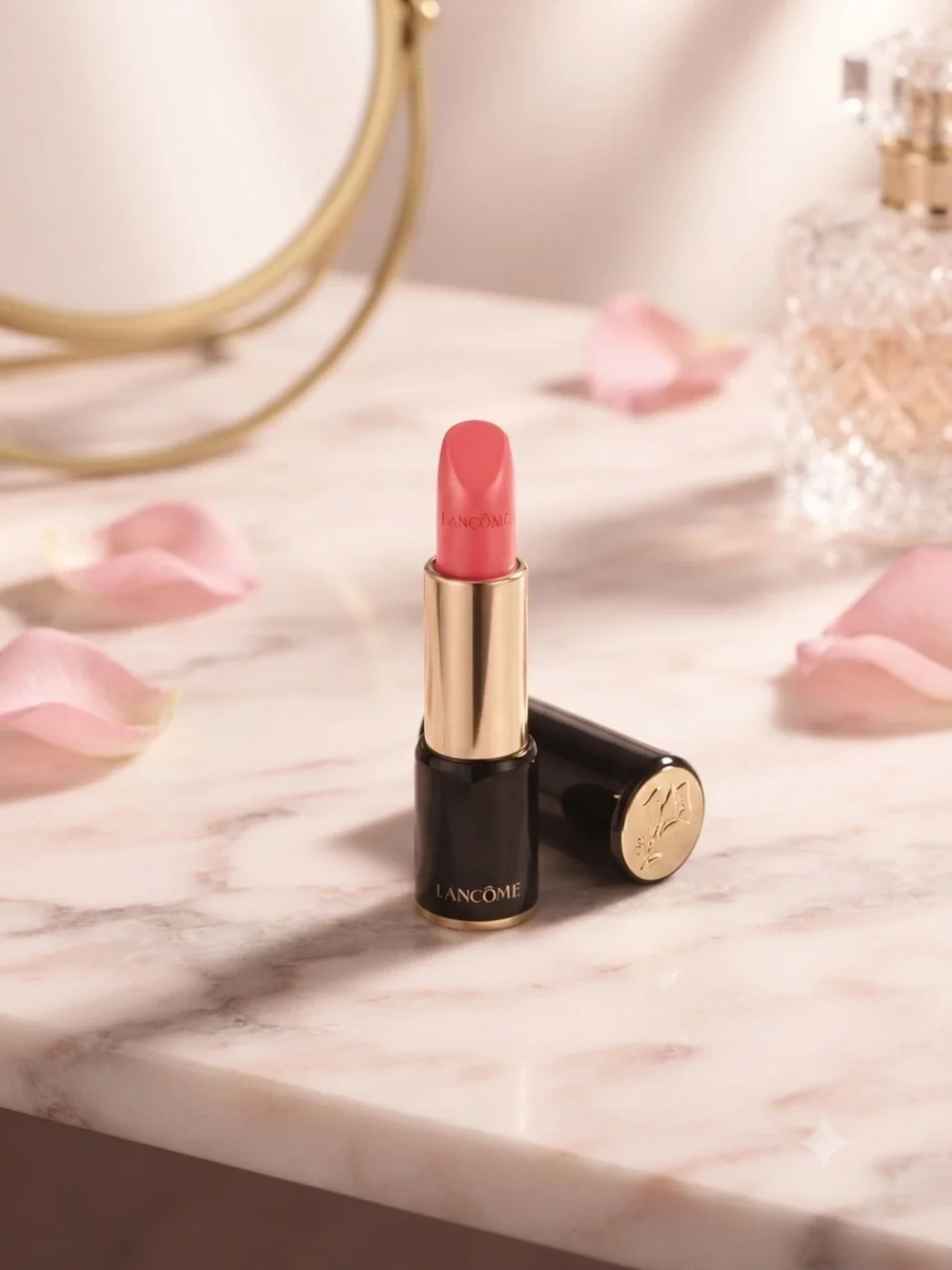 Lancôme Pink Lipstick – Classic Creamy Pink Shade